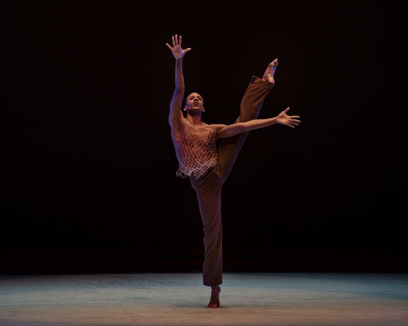 Alvin Ailey American Dance Theater's Christopher Wilson in Alvin Ailey's Revelations