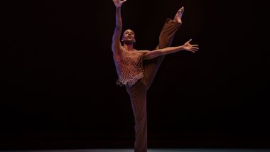 Alvin Ailey American Dance Theater's Christopher Wilson in Alvin Ailey's Revelations