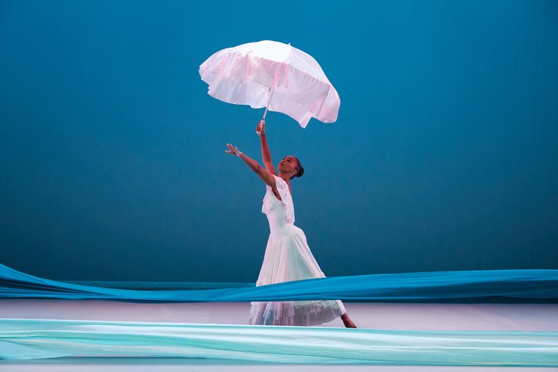Alvin Ailey American Dance Theater's Constance Stamatiou in Alvin Ailey's Revelations