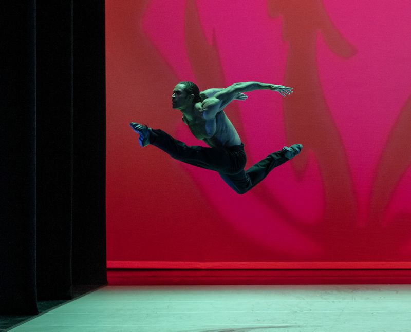 Alvin Ailey American Dance Theater's James Gilmer in Alvin Ailey's Revelations
