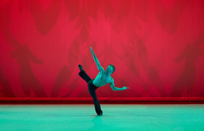Alvin Ailey American Dance Theater's Patrick Coker in Alvin Ailey's Revelations