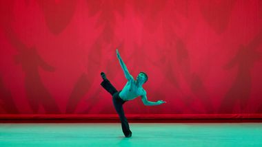 Alvin Ailey American Dance Theater's Patrick Coker in Alvin Ailey's Revelations