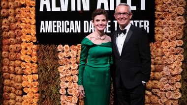 Honoree Denise Littlefield Sobel and Executive Director Bennett Rink at Ailey's 2022 Opening Night Gala