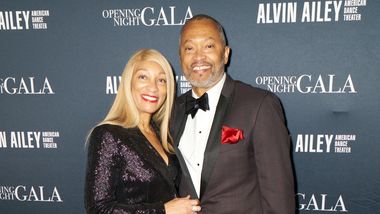 Sherine Van Brackle and Gala Vice Chair Anthony S. Kendall at Ailey's 2022 Opening Night Gala