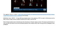 News Channel 5 Nashville - School Patrol: Dance Troupe Treats Students At TPAC In Nashville