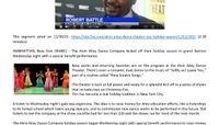 ABC 7 NY - Alvin Ailey American Dance Theater Kicks Off Holiday Season With Benefit Performance 