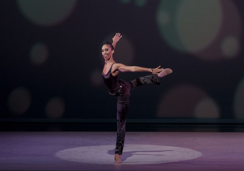 Alvin Ailey American Dance Theater's Constance Stamatiou in Alvin Ailey's Pas de Duke