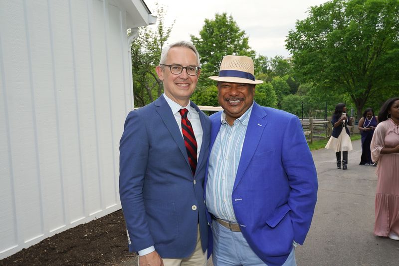 Ailey Executive Director Bennett Rink with board member and gala vice chair Anthony A. Lewis at Ailey's 2022 DC Gala dinner. Photo by Tony Powell
