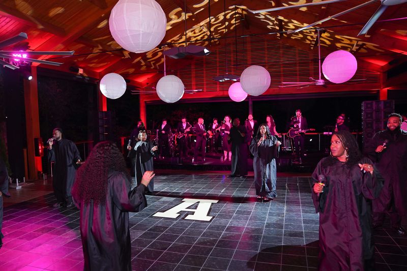 Elan Artists performing at Ailey's 2022 DC Gala dinner at The Paviollion's at Wolf Trap. Photo by Tony Powell