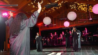 Elan Artists performing at Ailey's 2022 DC Gala dinner at The Paviollion's at Wolf Trap. Photo by Tony Powell