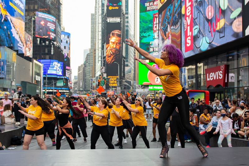 NY Style Mambo with Katherine Jimenez at Dance in Times Square with Ailey Extension