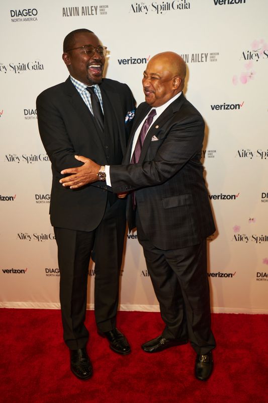 Artistic Director Robert Battle and Honoree Ailey Board Member Anthony A. Lewis at the 2022 Ailey Spirit Gala