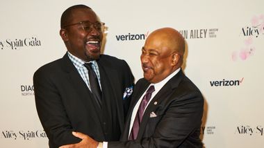 Artistic Director Robert Battle and Honoree Ailey Board Member Anthony A. Lewis at the 2022 Ailey Spirit Gala