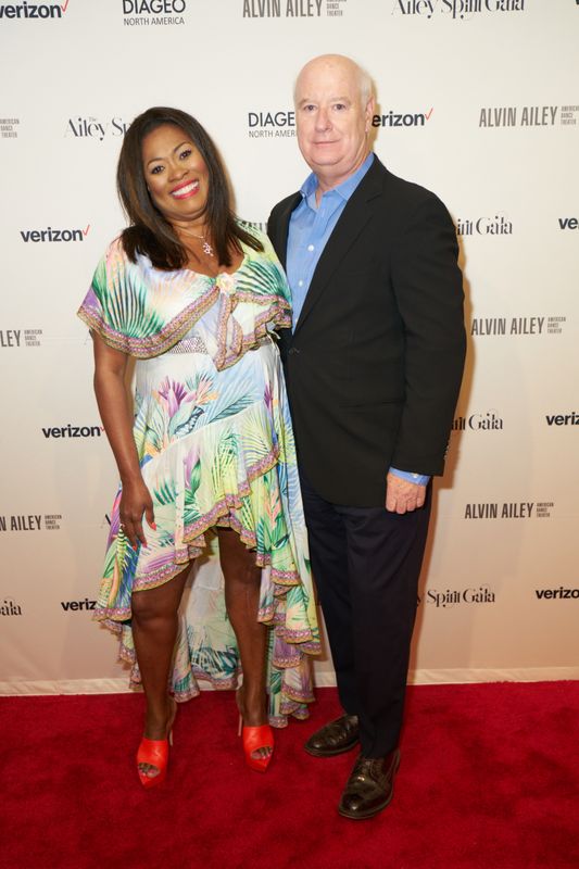 Ailey board members Angela and Robert Kissane at the 2022 Ailey Spirit Gala