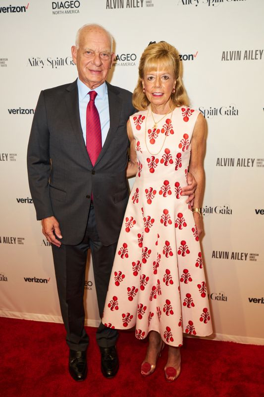 Gala Co-Chairs Daria L. and Eric J. Wallach at the 2022 Ailey Spirit Gala