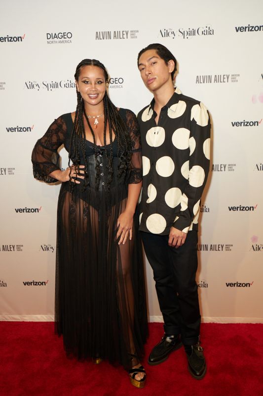 Jillian Hervey and Lucas Goodman of Lion Babe at the 2022 Ailey Spirit Gala