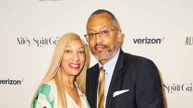 Sherine Van Brackle and Ailey Board Member Anthony Kendall at the 2022 Ailey Spirit Gala