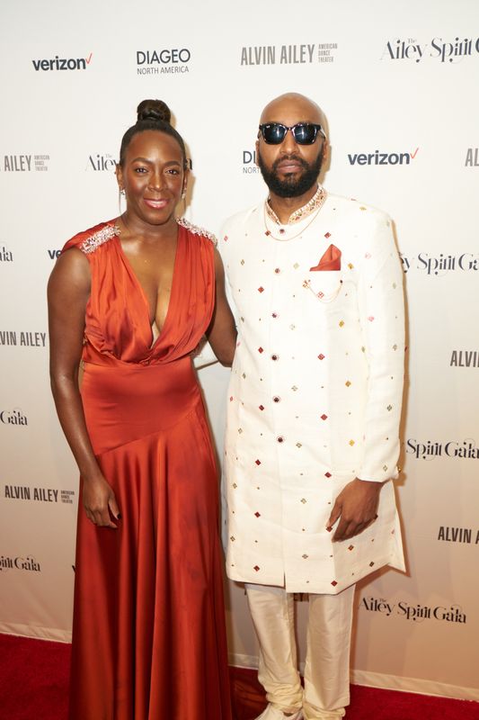 Tamara Houston and Fotemah Mba at the 2022 Ailey Spirit Gala