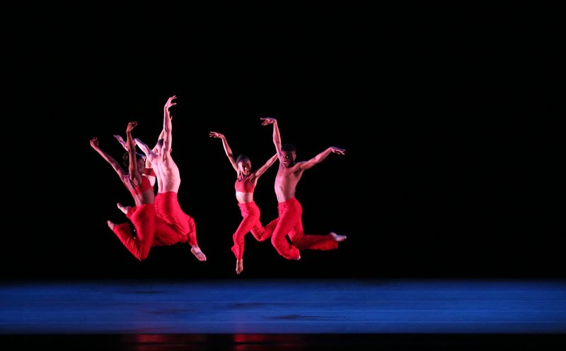 Ailey II performing Robert Battle's Takademe at the 2022 Ailey Spirit Gala