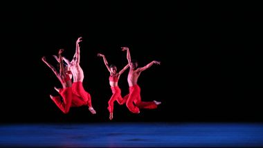 Ailey II performing Robert Battle's Takademe at the 2022 Ailey Spirit Gala