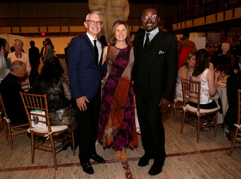Executive Director Bennett Rink, Simin Allison and Aristic Director Robert Battle at the 2022 Ailey Spirit Gala