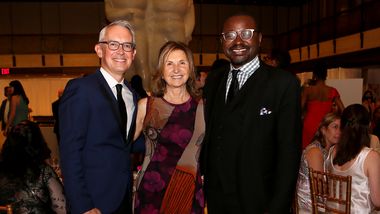 Executive Director Bennett Rink, Simin Allison and Aristic Director Robert Battle at the 2022 Ailey Spirit Gala