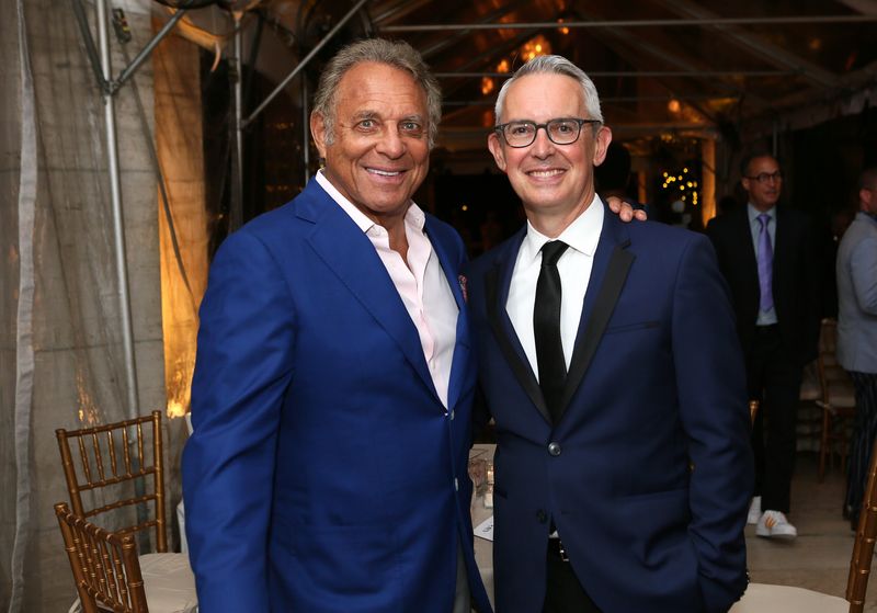 Gala Co-Chair and board member Stephen Meringoff with Executive Director Bennett Rink at the 2022 Ailey Spirit Gala