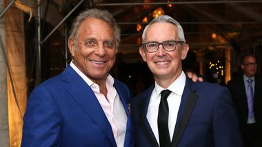 Gala Co-Chair and board member Stephen Meringoff with Executive Director Bennett Rink at the 2022 Ailey Spirit Gala
