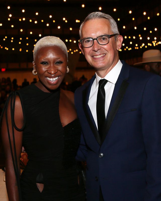 Honorary Chair Cynthia Erivo and Executive Director Bennett Rink at the 2022 Ailey Spirit Gala