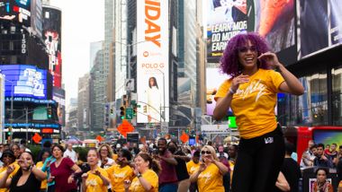 Ailey Extension Dance in Times Square - Mambo with Katherine Jimenez By Grace Landefeld