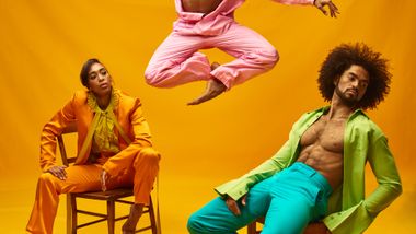 Alvin Ailey American Dance Theater's Constance Stamatiou, Yannick Lebrun and James Gilmer