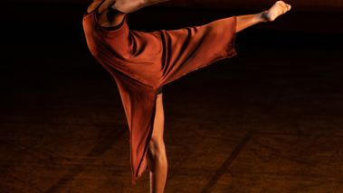 Ailey School BFA Student in Fredrick Early Mosley's Unconquered. Photo by Rosalie O'Connor