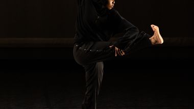 Ailey School BFA Student in Fredrick Early Mosley's Unconquered. Photo by Rosalie O'Connor
