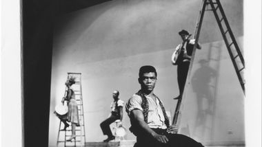 Carmen de Lavallade, Brother John Sellers, Alvin Ailey and Bruce Langhorne in Ailey's Roots of the Blues