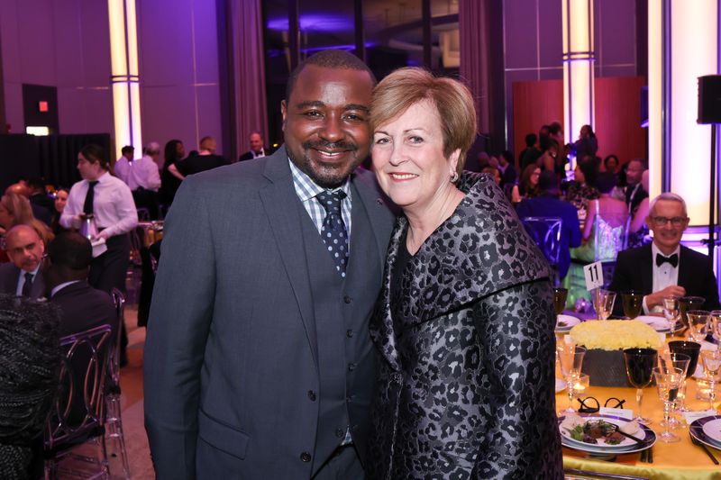 Artistic Director Robert Battle and Kennedy Center President Deborah Rutter at Ailey's 2023 Washington, D.C. Gala