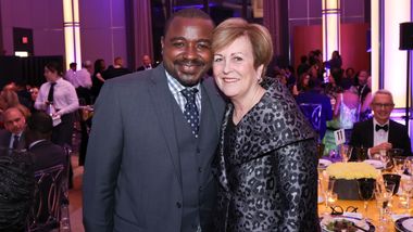 Artistic Director Robert Battle and Kennedy Center President Deborah Rutter at Ailey's 2023 Washington, D.C. Gala