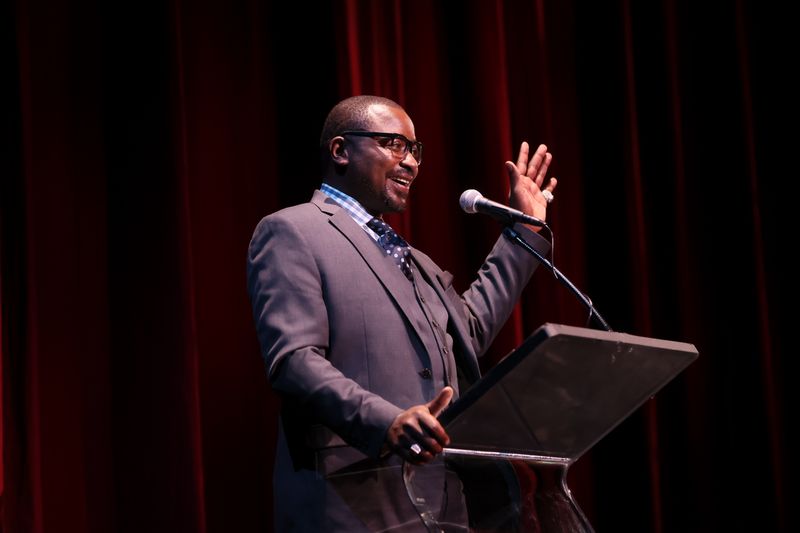 Artistic Director Robert Battle speaking at Ailey's 2023 Washington, D.C. Gala