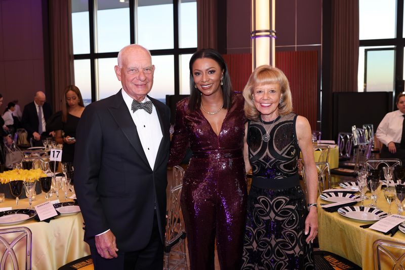 Eric Wallach, Sela Collins and Daria Wallach at Ailey's 2023 Washington, D.C. Gala