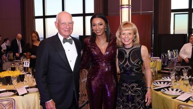 Eric Wallach, Sela Collins and Daria Wallach at Ailey's 2023 Washington, D.C. Gala