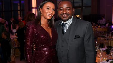 Gala Co-Chair and Board Member Sela Collins and Artistic Director Robert Battle at Ailey's 2023 Washington, D.C. Gala