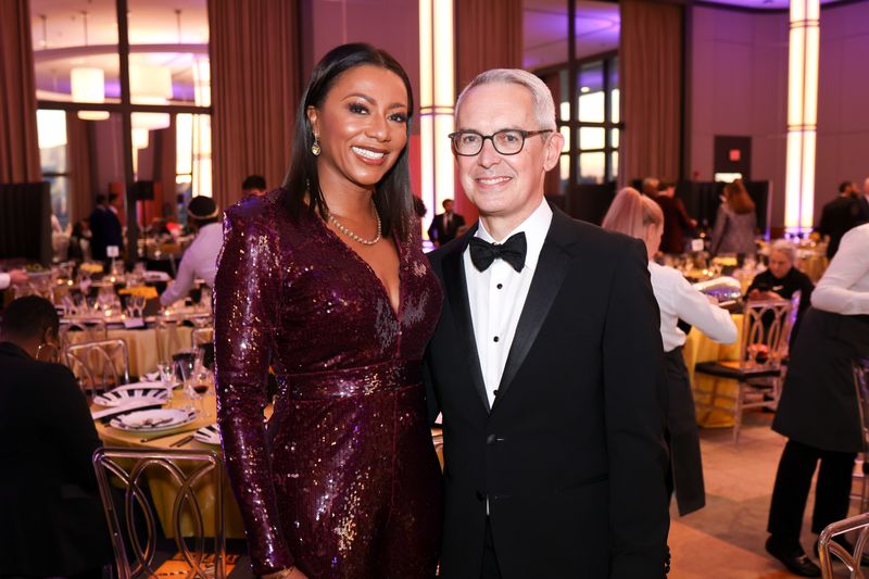 Gala Co-Chair and Board Member Sela Collins and Executive Director Bennett Rink at Ailey's 2023 Washington, D.C. Gala