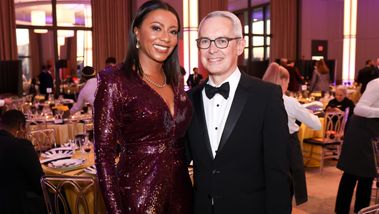 Gala Co-Chair and Board Member Sela Collins and Executive Director Bennett Rink at Ailey's 2023 Washington, D.C. Gala