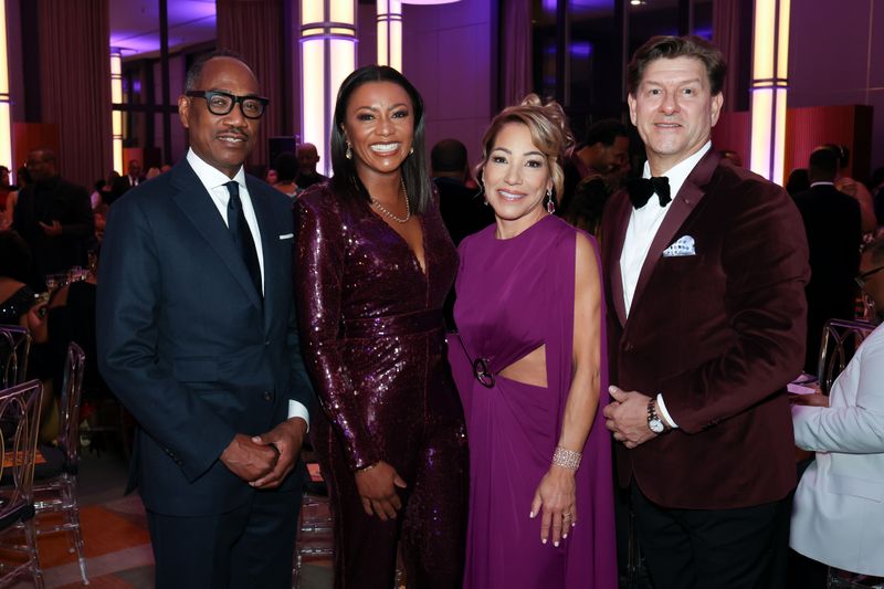 Gala Co-Chairs Yelberton Watkins, Sela Collins, Lisa Warner Wardell, and Lyndon Boozer at Ailey's 2023 Washington, D.C. Gala