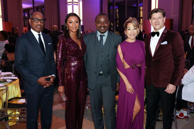 Gala Co-Chairs Yelberton Watkins, Sela Collins, Robert Battle, Lisa Warner Wardell, and Lyndon Boozer at Ailey's 2023 Washington, D.C. Gala