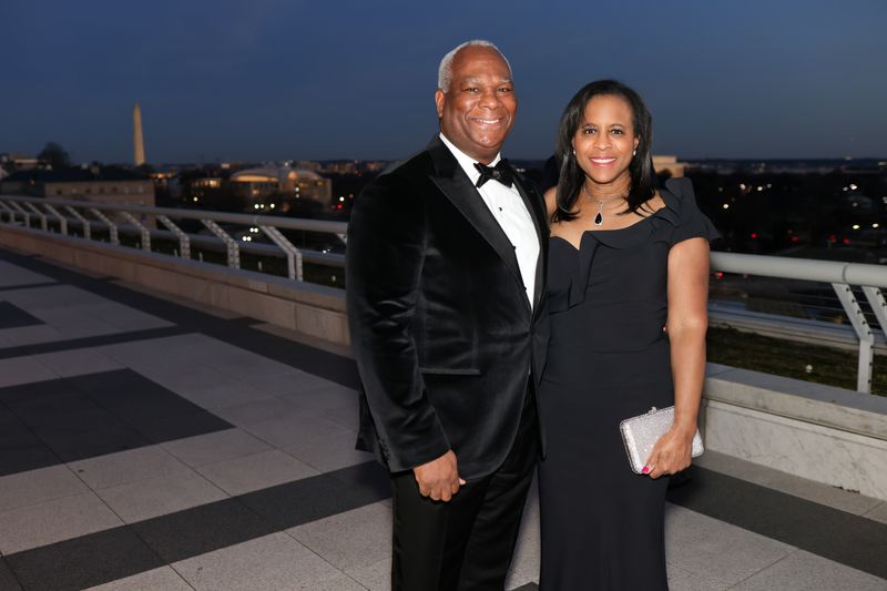 Gala Vice Chair Lawrence Duncan and Janelle Duncan at Ailey's 2023 Washington, D.C. Gala