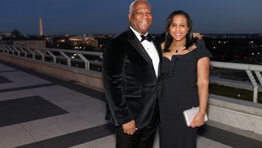 Gala Vice Chair Lawrence Duncan and Janelle Duncan at Ailey's 2023 Washington, D.C. Gala