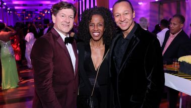 Lyndon Boozer, Carla Sims and Frederic Yonnet at Ailey's 2023 Washington, D.C. Gala
