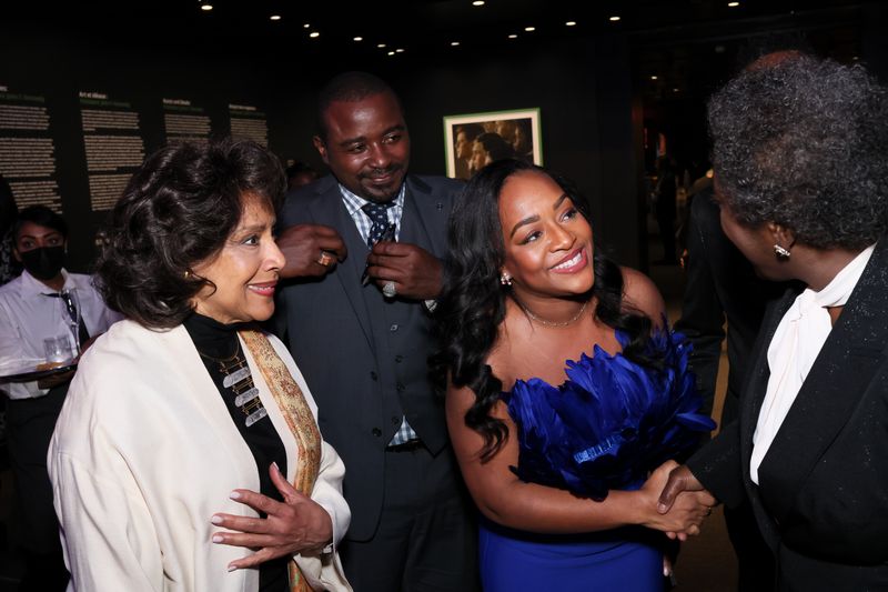 Phylicia Rashad, Robert Battle, Brandie Sutton, and Denise Saunders Thompson at Ailey's 2023 Washington, D.C. Gala