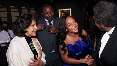 Phylicia Rashad, Robert Battle, Brandie Sutton, and Denise Saunders Thompson at Ailey's 2023 Washington, D.C. Gala