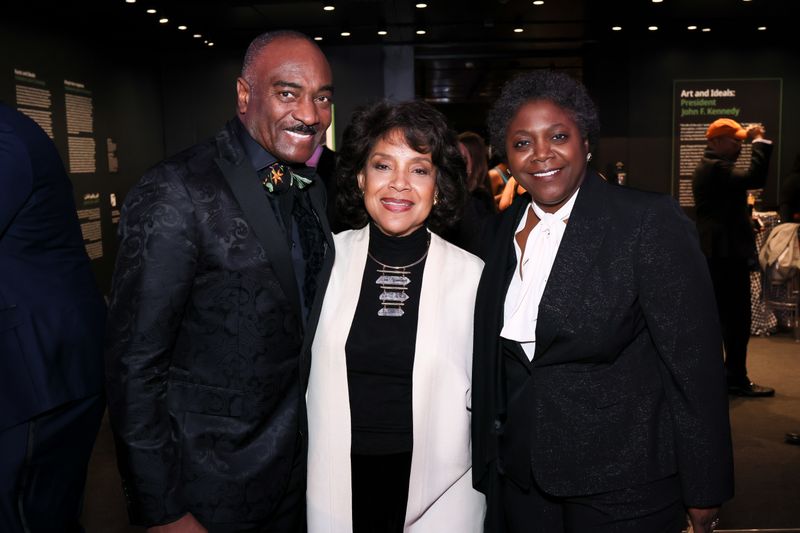 Reggie Van Lee, Phylicia Rashad, and Denise Saunders Thompson at Ailey's 2023 Washington, D.C. Gala